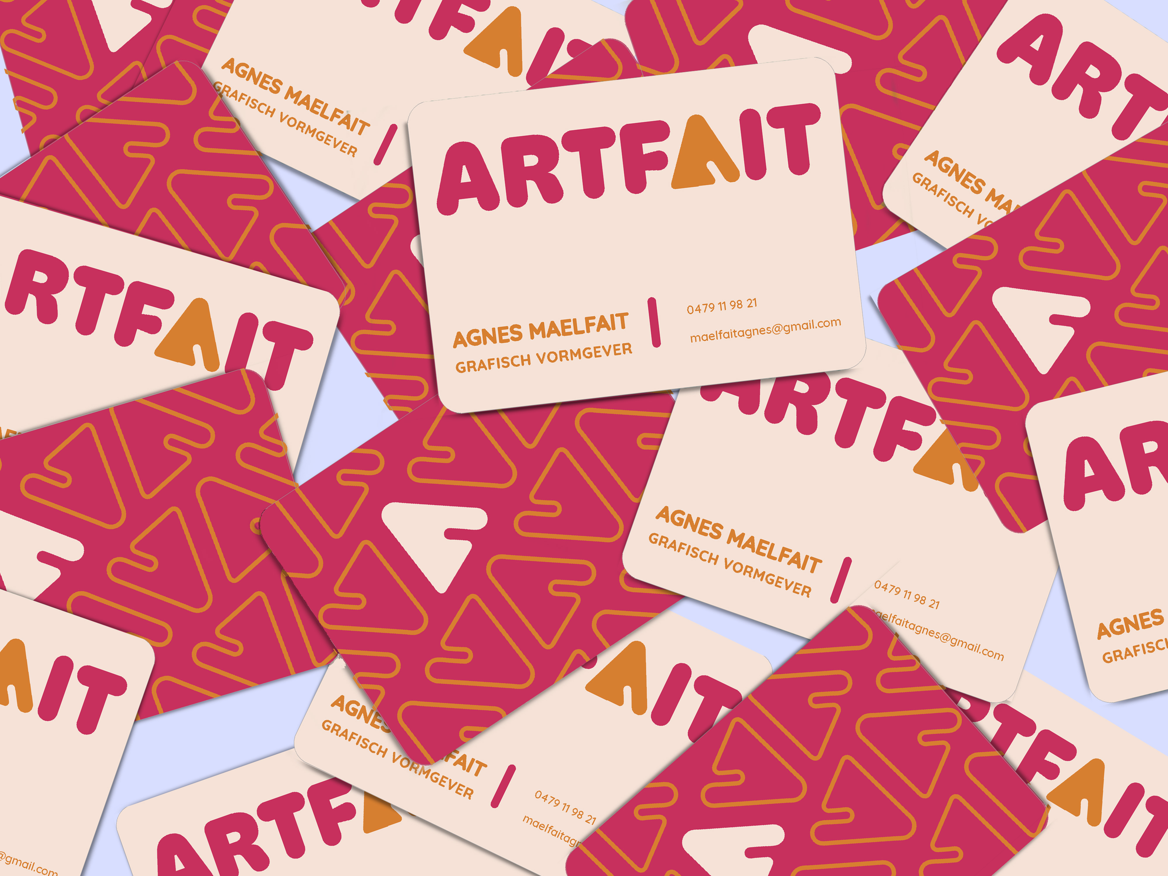 Artfait business card mockup