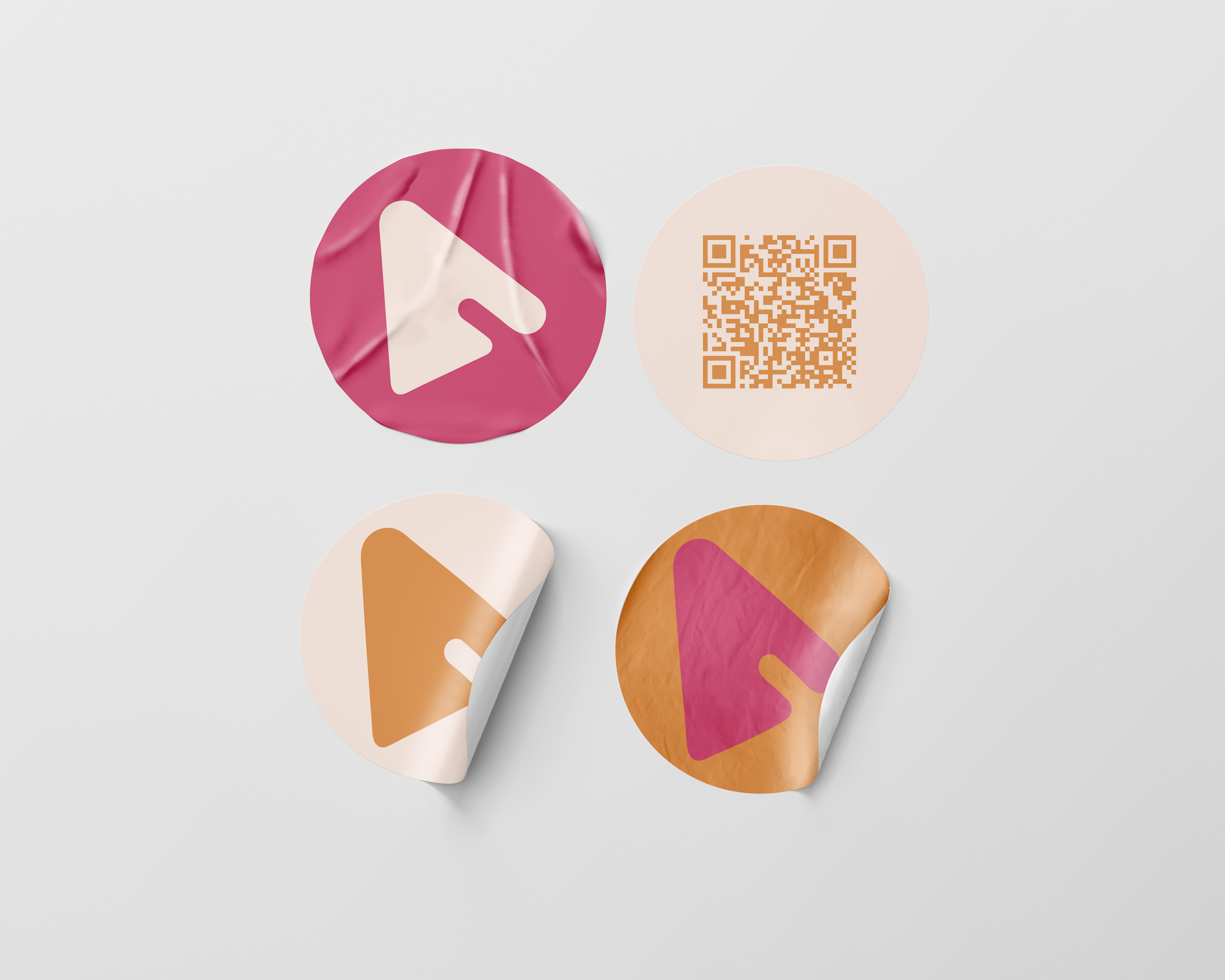 Artfait stickers mockup