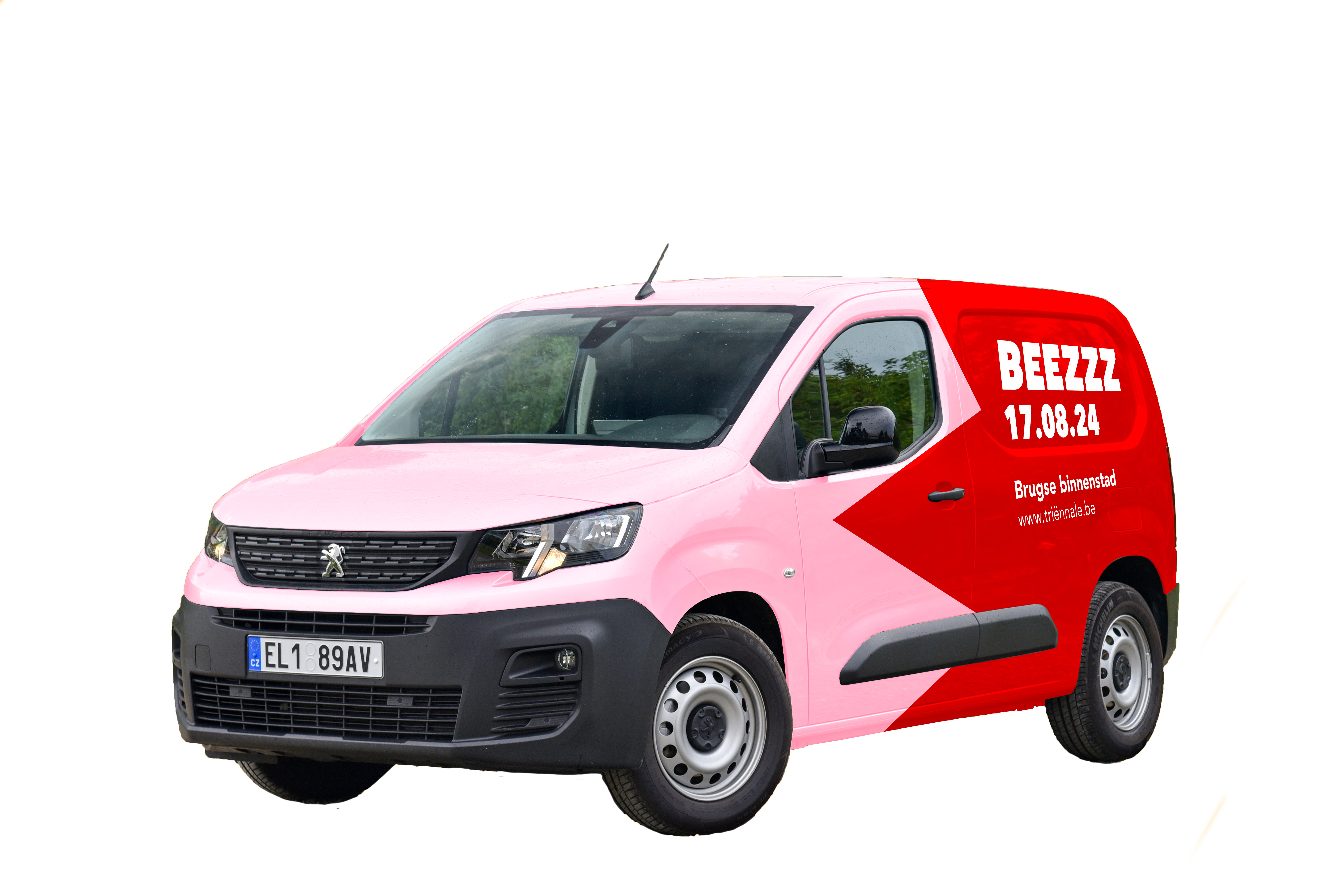 Beezzz vehicle branding mockup